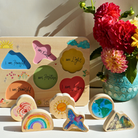 Wooden Affirmation Puzzle Gift Bundle