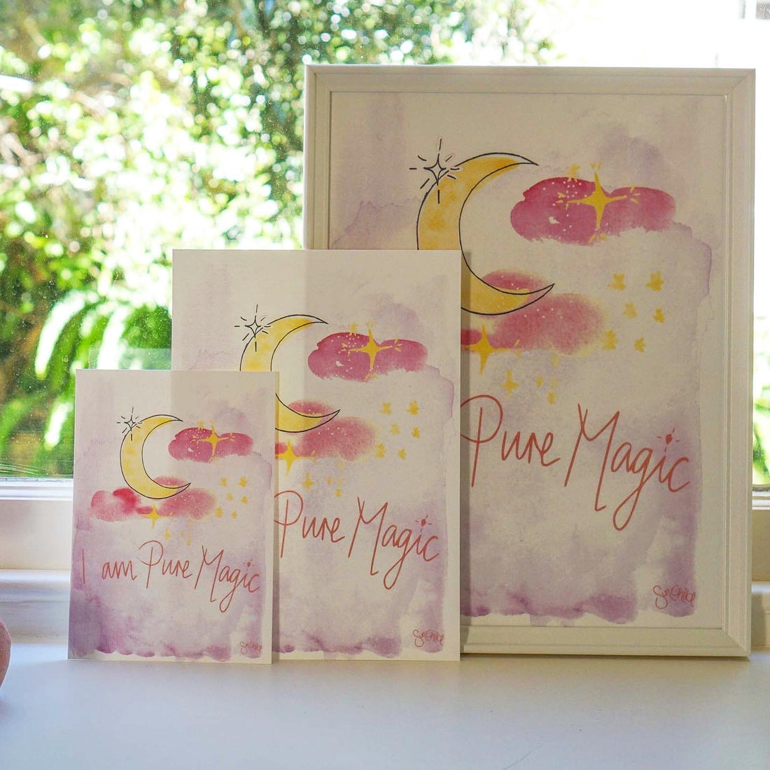 I am Pure Magic Kids Art Print