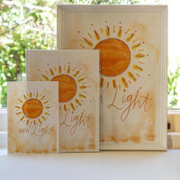 I am Light Kids Art Print