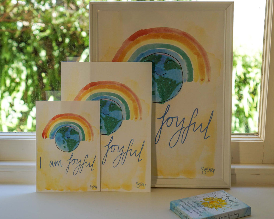 I am Joyful Kids Art Print