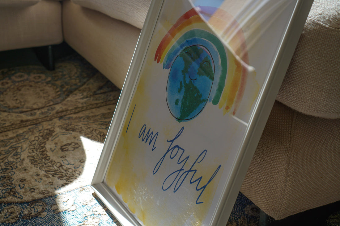 I am Joyful Kids Art Print