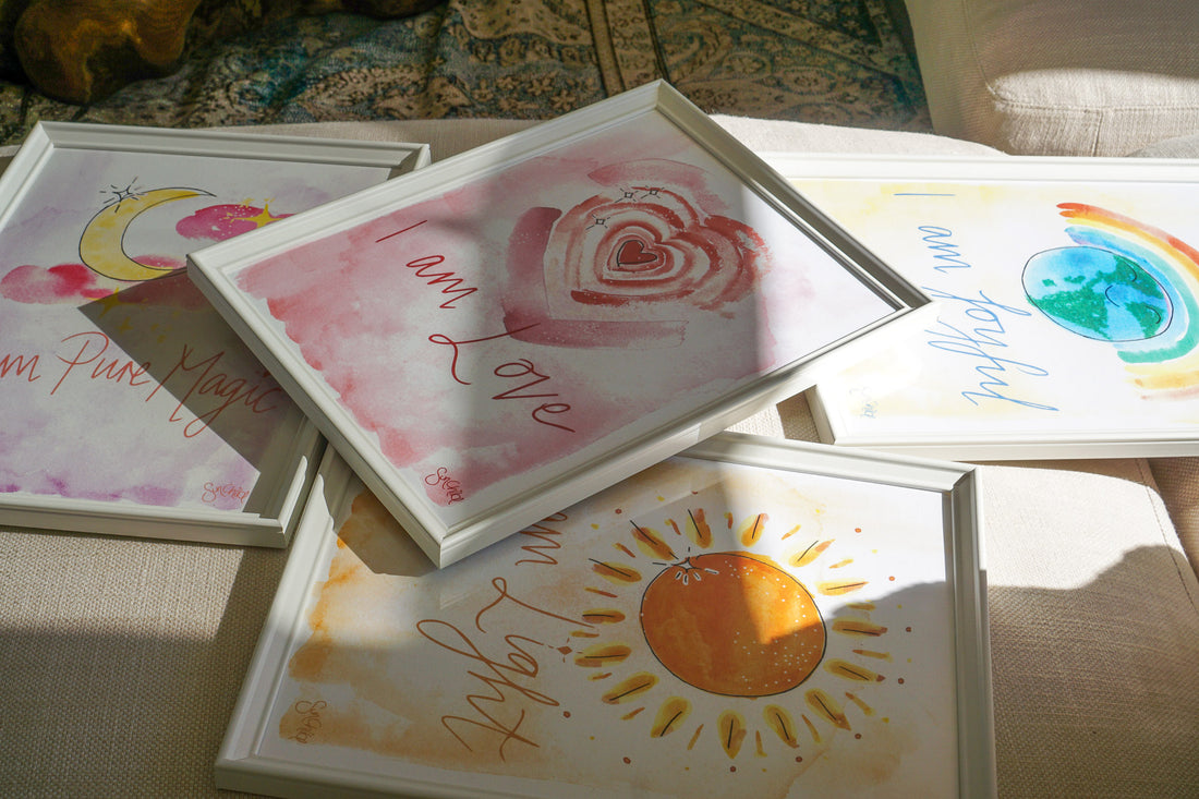 I am Light Kids Art Print