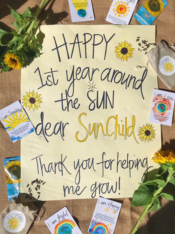sunchild affirmation cards for kids to help children's wellbeing 