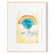 SunChild's I am Joyful Kids Art Print
